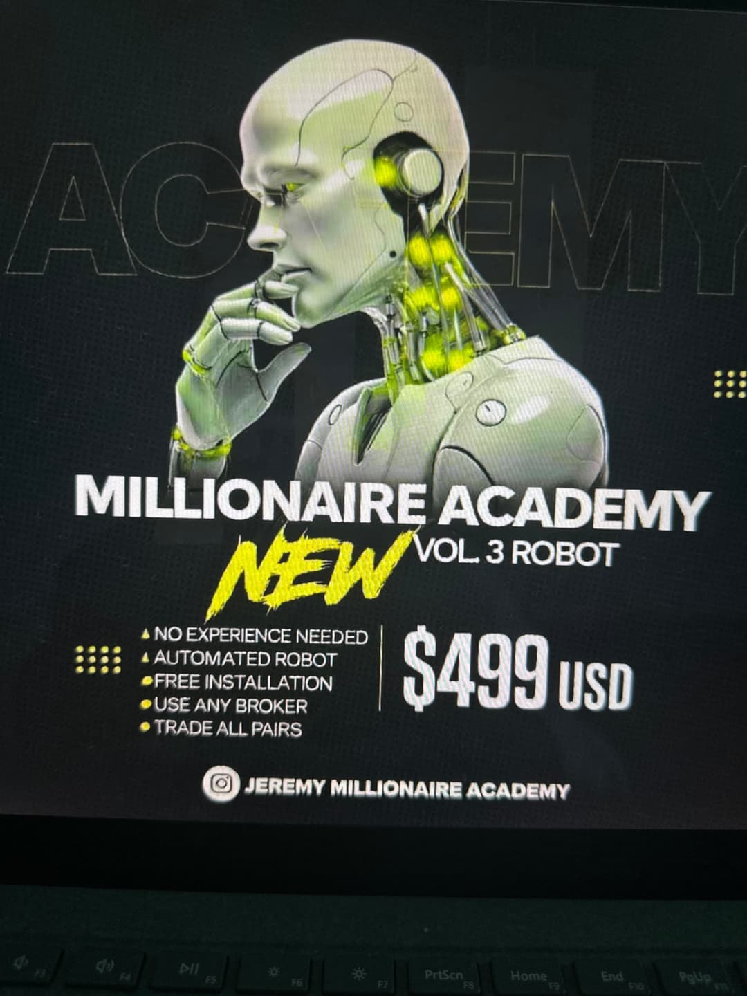 Evidence 1 for @JEREMY_MILLIONAIRE_ACADEMY